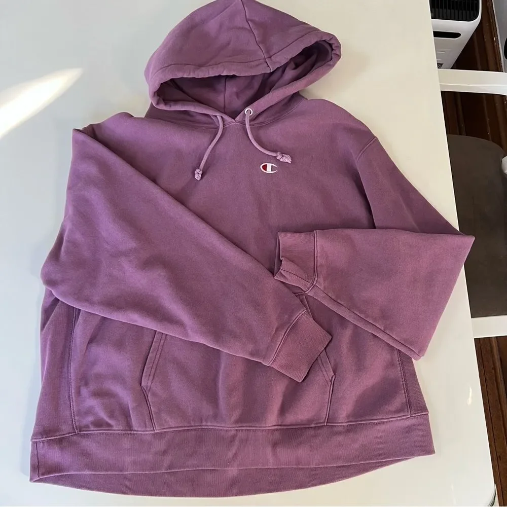 Champion Classic Purple Reverse Weave French Terry Hoodie - Picture 4 of 12